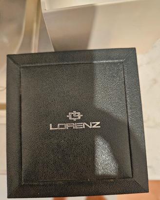 Orologio Lorenz cronografo accaio con scatola