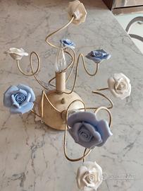 Plafoniera a due in Porcellana