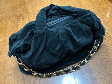 Borsa in pelle nera