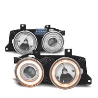 FARI BMW E34 E32 86-94 ANGEL EYES FONDO CROMATO