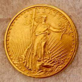 Moneta USA da 20 dollari in oro del 1902
