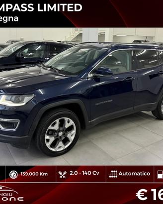Jeep Compass 2.0 Multijet II 4WD Limited FINANZIAB