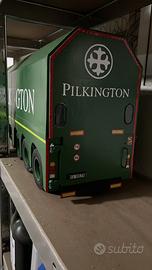 Rimorchio tre assi tappeti vetro 1:14