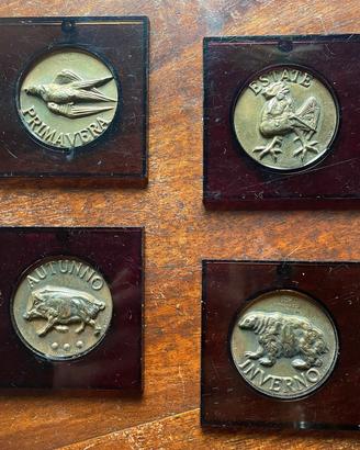 Medaglie di Luciano Minguzzi per Brivio 4 stagioni