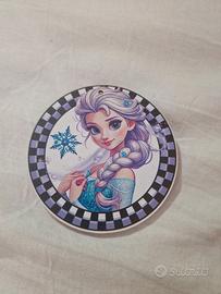 elsa disney in abito elegante di ghiaccio 