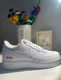 Nike Air Force 1 Low Supreme White T44