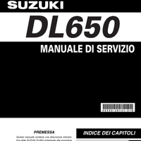 Manuale Officina Suzuki V-Strom 650 anno 2004-2008