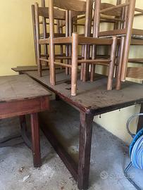 Tavolo legno massello