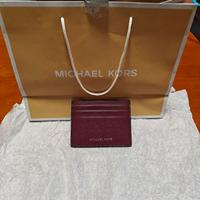 Michael Kors porta carte Vinotinto/rosso