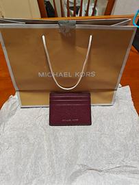 Michael Kors porta carte Vinotinto/rosso