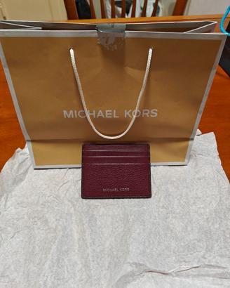Michael Kors porta carte Vinotinto/rosso