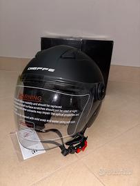 Casco jet dieffe nuovo con etichette