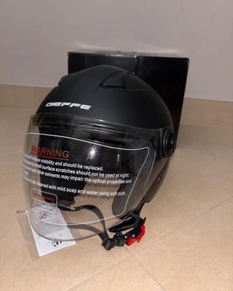 Casco jet dieffe nuovo con etichette