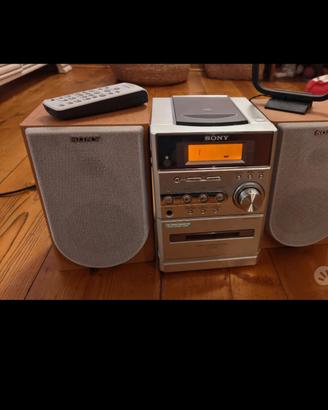 STEREO CD E CASSETTE SONY CMT-NE3