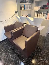 Coppia lavatesta professionali