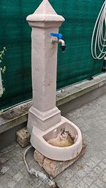 Fontana da giardino in cemento