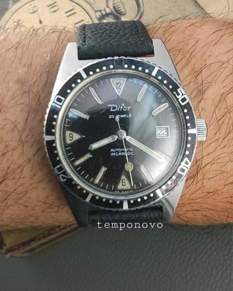 Diver vintage Difor 1960 cal 2472 automatico 