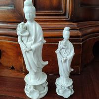 Antiche statue porcellana Guaynin 