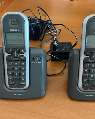 Coppia telefoni cordless Philips DECT 122 Duo