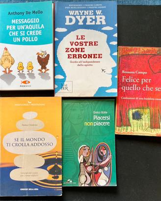 Lotto 5 libri crescita personale mindset