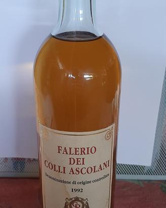 bottiglia di vino Falerio del 1992
