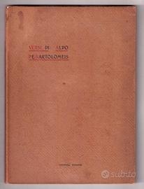 RARITA' Aldo de Bartolomeis Versi Chieri (To) 1903