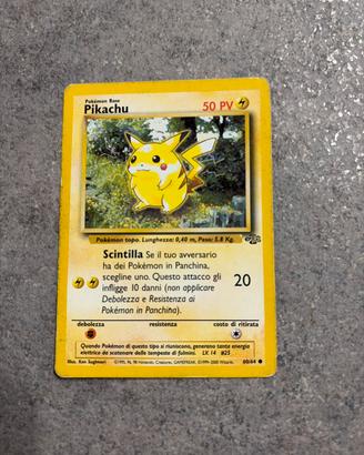 Carte pokemon pikachu 1999/2000