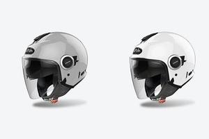 CASCO MOTO SCOOTER JET AIROH HELIOS