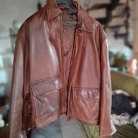 giaccone pesante in pelle