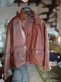 giaccone pesante in pelle