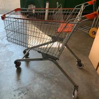 Carrello spesa supermercato 125 lt acciaio zincato