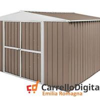 Box in Acciaio da giardino 360x345cm tortora