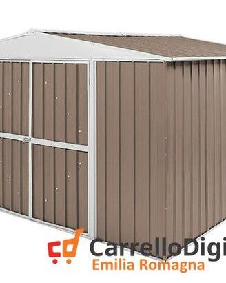 Box in Acciaio da giardino 360x345cm tortora