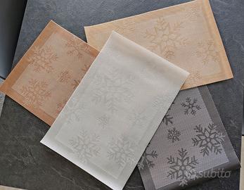 Set 4 Tovagliette Natalizie - NUOVE mai usate