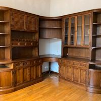 Mobile soggiorno in legno massello rovere