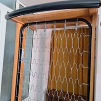 Letto singolo con cassettoni