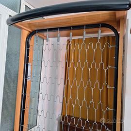 Letto singolo con cassettoni