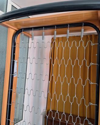 Letto singolo con cassettoni