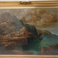 quadro olio su tela di Grignani