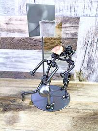 Scultura viti e bulloni BASKET pallacanestro.