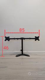 Supporto doppio monitor