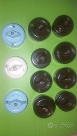 Interruttore rotativo a parete vintage  bachelite