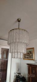 Lampadario in vetro di murano