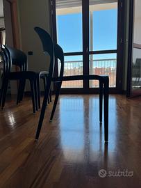 Sedie plastica nera comprate su amazon