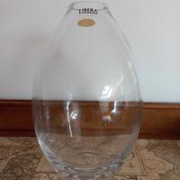 Vaso in cristallo di Boemia, marca Libera, Czech