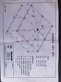 GAZEBO PAGODA ESTERNA 4X4