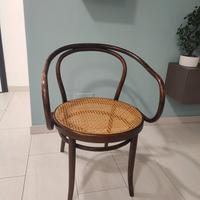 Sedia stile Thonet vintage