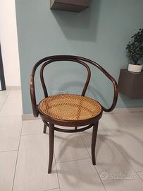 Sedia stile Thonet vintage