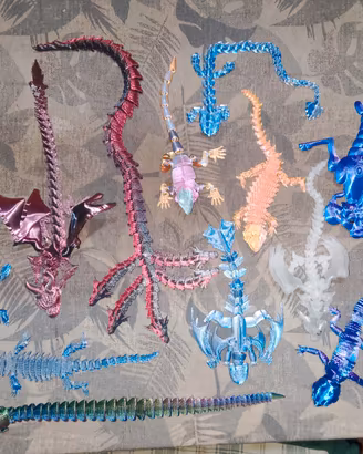 COLLEZIONE 12 FIGURE GRANDI IN 3D 