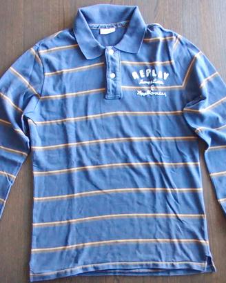 Camicia a maniche lunghe da uomo replay1981 taglia